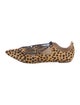 Loeffler Randall Ponyhair Animal Print Ballet Flats