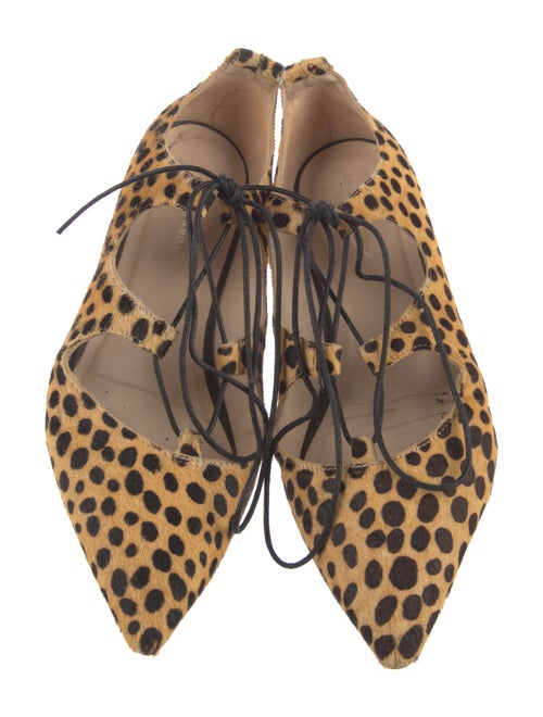 Loeffler Randall Ponyhair Animal Print Ballet Flats