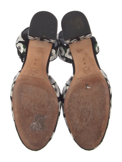 Loeffler Randall Suede Floral Print D'Orsay Pumps