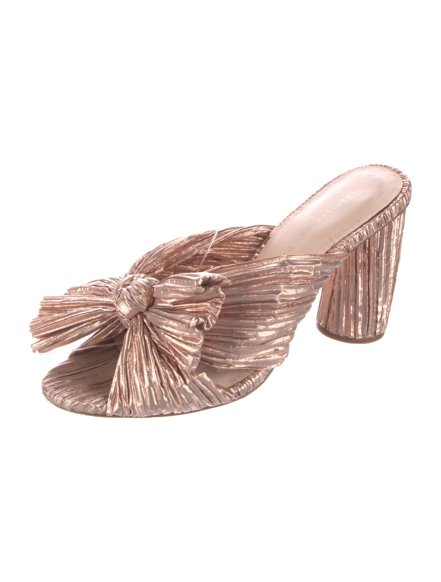 Loeffler Randall Pleated Accents Slides