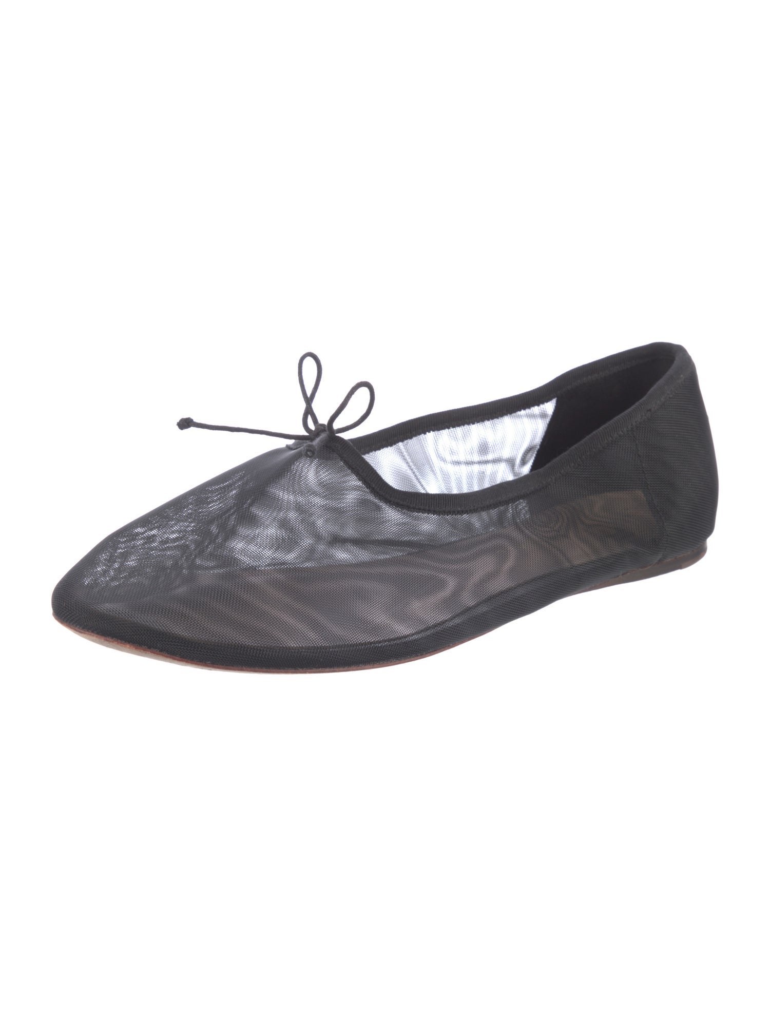 Loeffler Randall Mesh Printed Ballet Flats