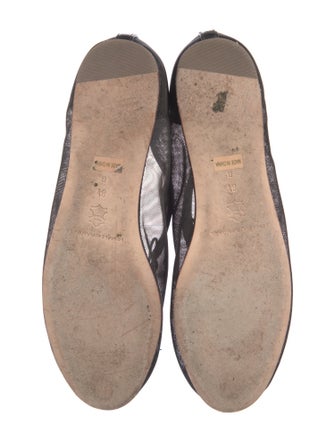 Loeffler Randall Mesh Printed Ballet Flats