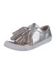 Loeffler Randall Leather Tassel Accents Sneakers
