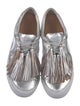 Loeffler Randall Leather Tassel Accents Sneakers