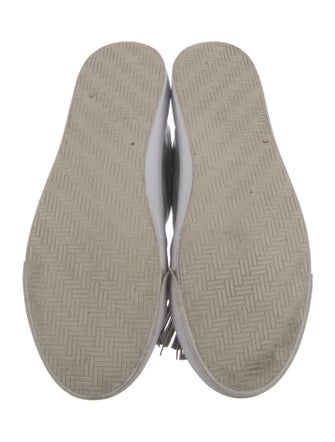 Loeffler Randall Leather Tassel Accents Sneakers