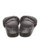 Loeffler Randall Leather Braided Accents Slides