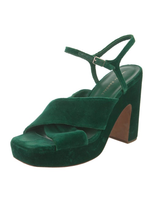 Loeffler Randall Velvet Slingback Sandals