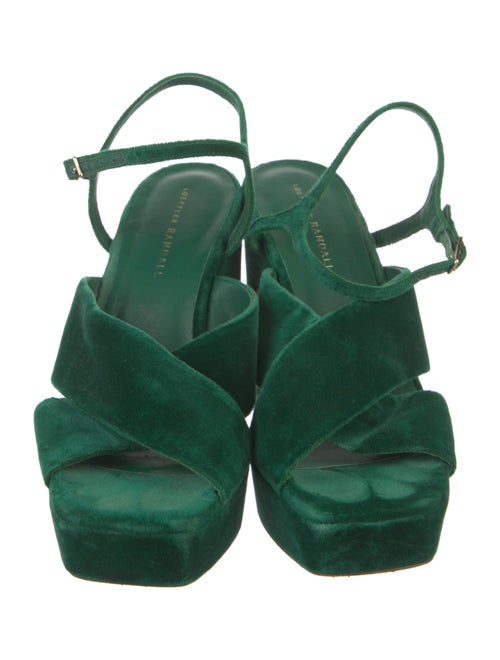 Loeffler Randall Velvet Slingback Sandals