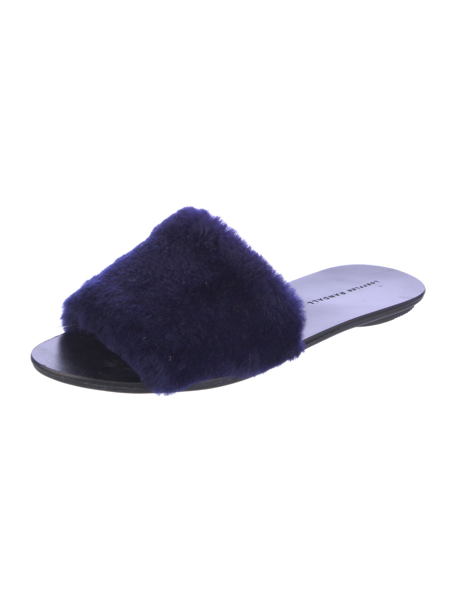 Loeffler Randall Fur Slides
