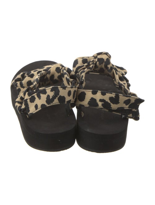 Loeffler Randall Animal Print Slingback Sandals
