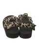 Loeffler Randall Animal Print Slingback Sandals