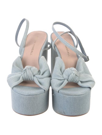Loeffler Randall Denim Sandals