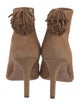 Loeffler Randall Suede Fringe Trim Accent Pumps