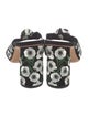 Loeffler Randall Velvet Floral Print Slides