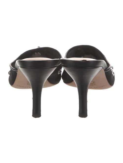 Loeffler Randall Mesh Floral Print Mules