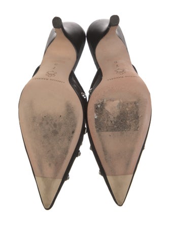 Loeffler Randall Mesh Floral Print Mules