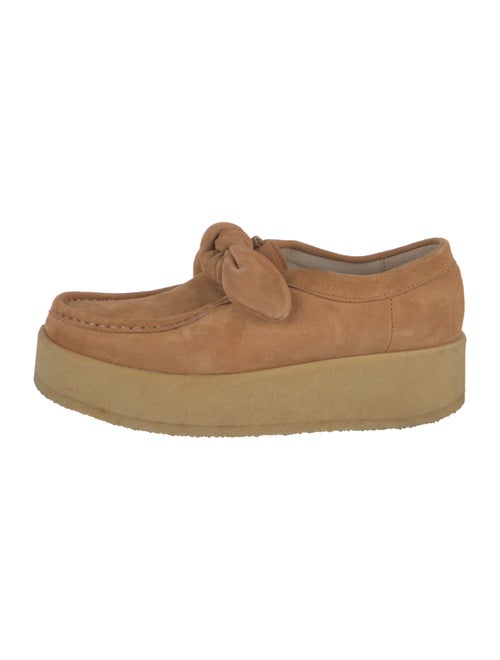 Loeffler Randall Suede Bow Accents Oxfords