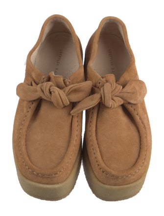 Loeffler Randall Suede Bow Accents Oxfords