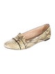 Loeffler Randall Snakeskin Animal Print Ballet Flats