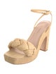 Loeffler Randall Raffia Braided Accents Espadrilles