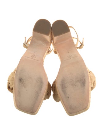 Loeffler Randall Raffia Braided Accents Espadrilles