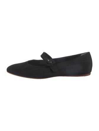 Loeffler Randall Satin Mary Jane Flats