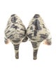Loeffler Randall Leather Animal Print D'Orsay Pumps