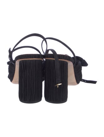 Loeffler Randall Bow Accents Slingback Sandals