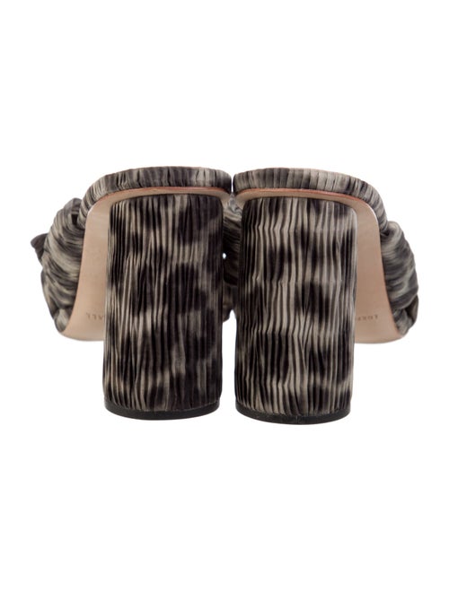 Loeffler Randall Animal Print Bow Accents Slides
