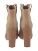 Loeffler Randall Canvas Colorblock Pattern Lace-Up Boots
