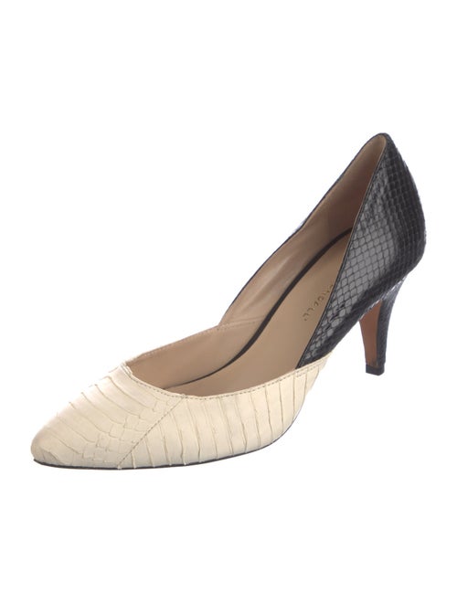 Loeffler Randall Snakeskin D'Orsay Pumps