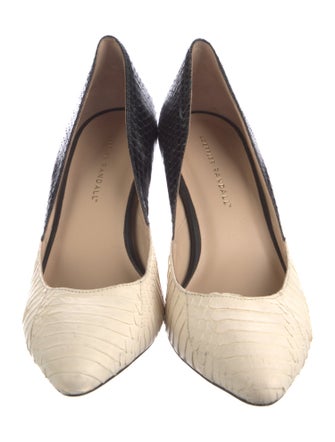 Loeffler Randall Snakeskin D'Orsay Pumps