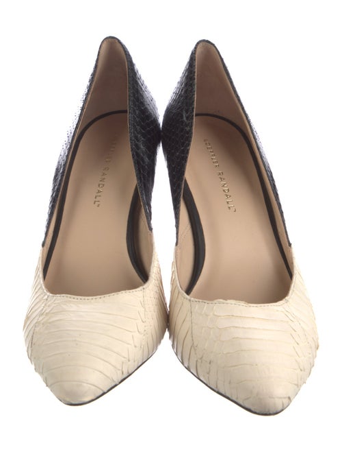 Loeffler Randall Snakeskin D'Orsay Pumps