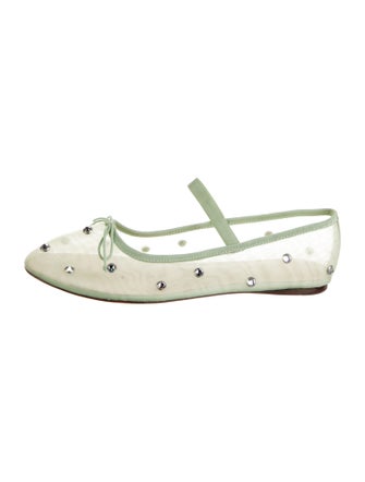 Loeffler Randall Mesh Mary Jane Flats