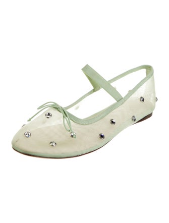 Loeffler Randall Mesh Mary Jane Flats