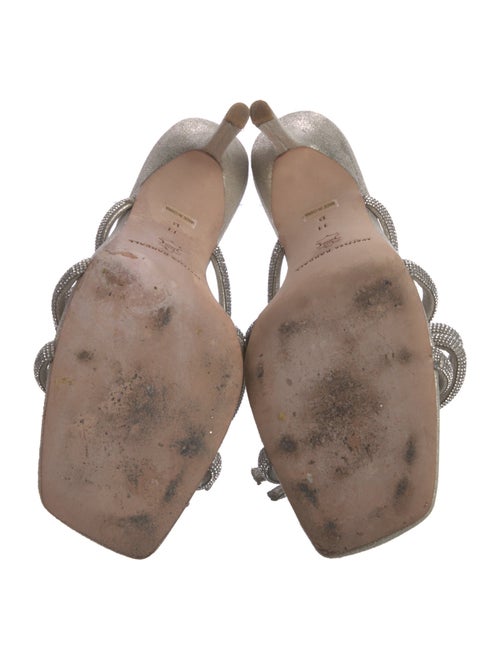 Loeffler Randall Leather Bow Accents Slides