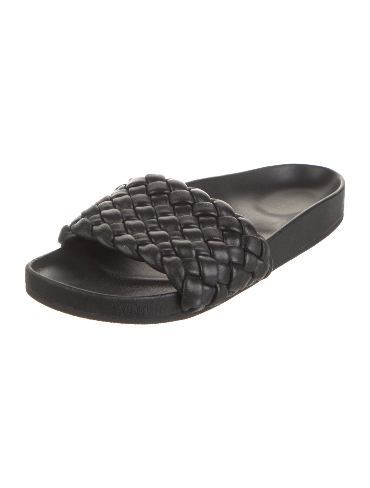 Loeffler Randall Leather Slides