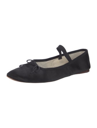 Loeffler Randall Satin Mary Jane Flats