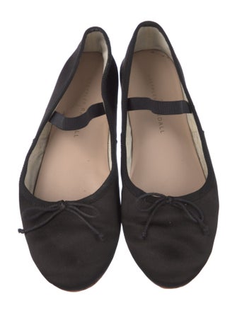 Loeffler Randall Satin Mary Jane Flats