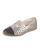 Loeffler Randall Leather Animal Print Espadrilles