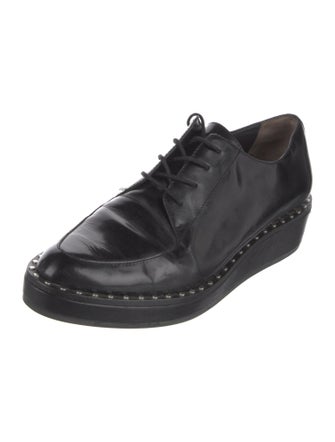 Loeffler Randall Leather Studded Accents Oxfords