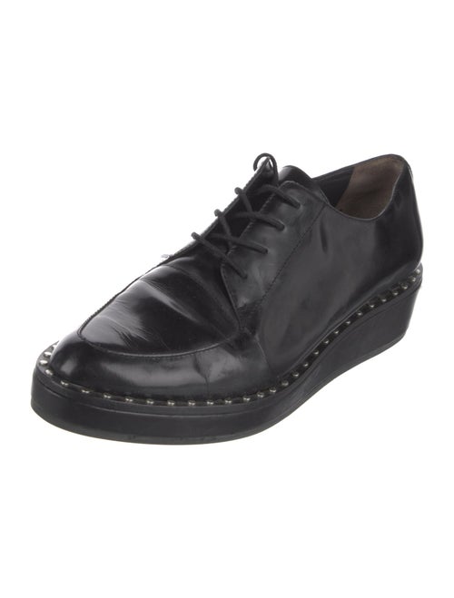 Loeffler Randall Leather Studded Accents Oxfords