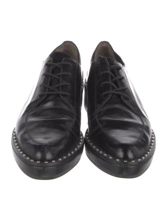 Loeffler Randall Leather Studded Accents Oxfords