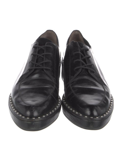 Loeffler Randall Leather Studded Accents Oxfords