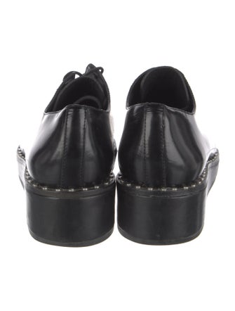 Loeffler Randall Leather Studded Accents Oxfords