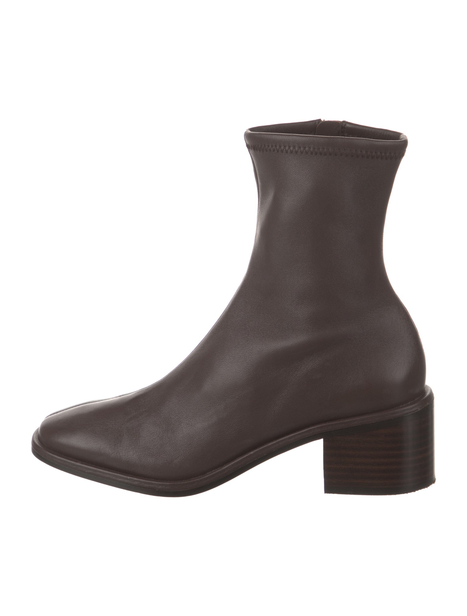 Loeffler Randall Leather Sock Boots