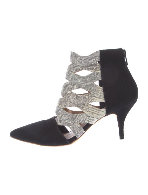 Loeffler Randall Suede Animal Print Pumps