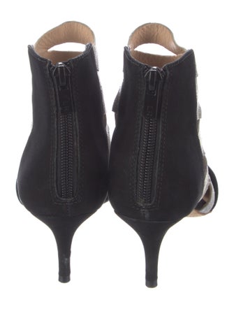 Loeffler Randall Suede Animal Print Pumps