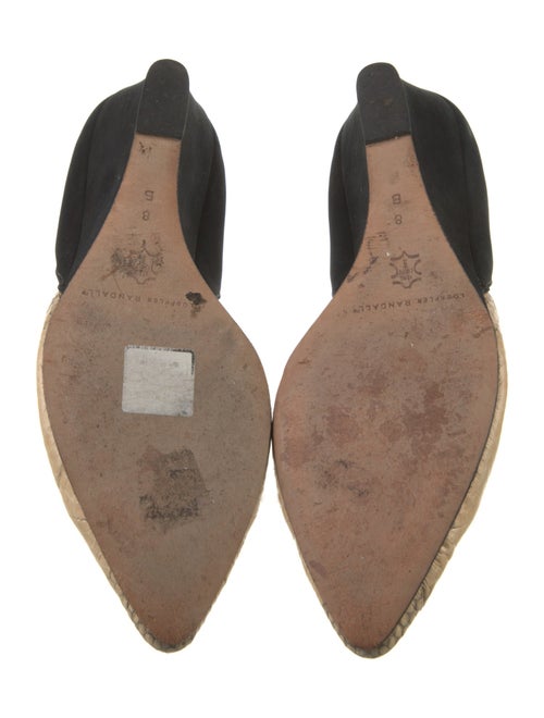 Loeffler Randall Snakeskin Animal Print D'Orsay Pumps