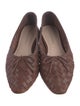 Loeffler Randall Leather Bow Accents Ballet Flats